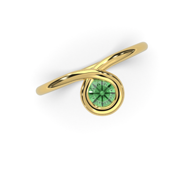 Emerald Lasso Ring